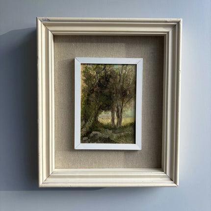 Expressive Landscape Oil Painting "Framed Painting" Handcrafted Small Art Holland Art Shop