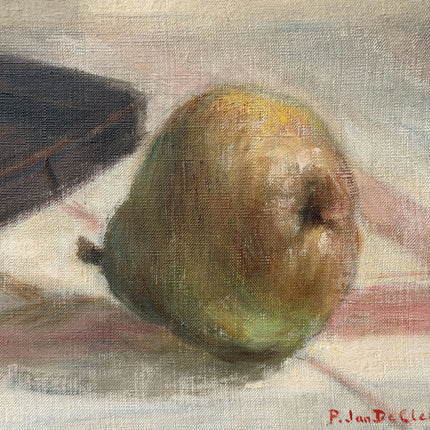 Classic Still Life Oil Painting "Silver Teapot" Handcrafted Art Holland Art Shop