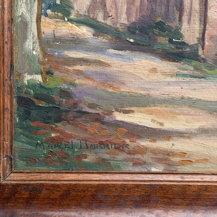 Authentic Landscape Oil Painting "Country Road" Elegant Small Art Holland Art Shop