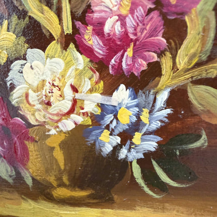 Detailed Floral Still Life Oil Painting "Gilded Frame" Rustic Small Art Holland Art Shop