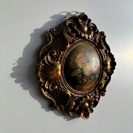 Elegant Floral Still Life Oil Painting "Gilded Frame" Authentic Small Art Holland Art Shop