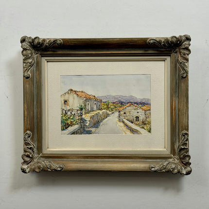 Timeless Landscape Water Colour "Ornate Frame" Classic Artwork Holland Art Shop