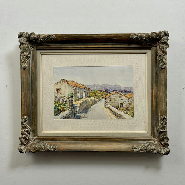 Timeless Landscape Water Colour "Ornate Frame" Classic Artwork Holland Art Shop