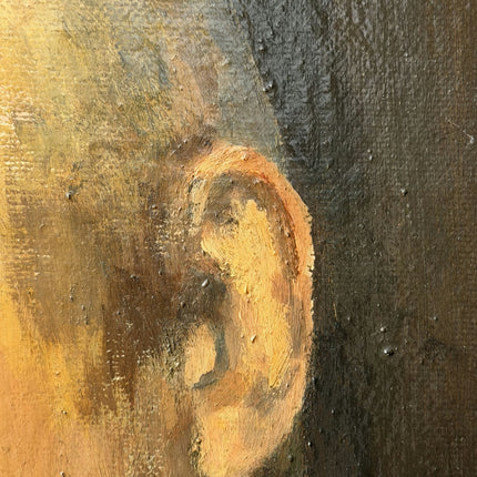 Detailed Portrait Oil Painting "Bearded Man" Vintage Artwork Holland Art Shop