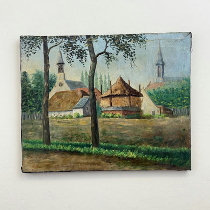 Vintage Still Life Oil Painting "Cardboard Backing" Traditional Art Holland Art Shop
