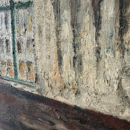 Traditional Cityscape Oil Painting "Tiled Roof" Classic Art Holland Art Shop