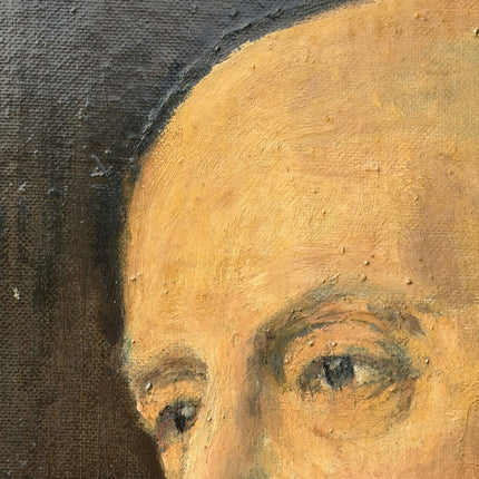 Detailed Portrait Oil Painting "Bearded Man" Vintage Artwork Holland Art Shop