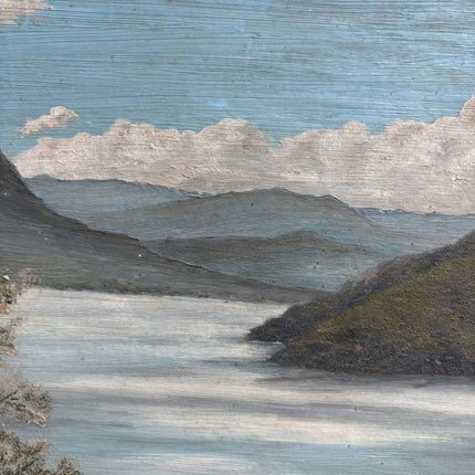 Traditional Landscape Oil Painting "Lake Island" Timeless Artwork Holland Art Shop