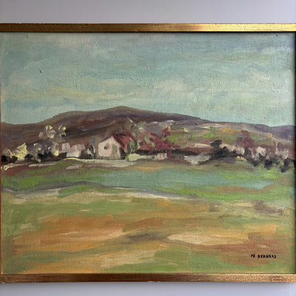 Elegant Landscape Oil Painting "Rolling Hills" Timeless Artwork Holland Art Shop