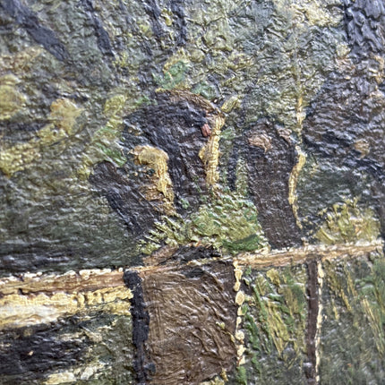 Timeless Landscape Oil Painting "Wooden Bridge" Expressive Art Holland Art Shop