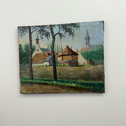 Vintage Still Life Oil Painting "Cardboard Backing" Traditional Art Holland Art Shop