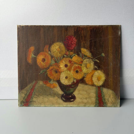 Classic Floral Still Life Oil Painting "Flower Vase" Detailed Art Holland Art Shop