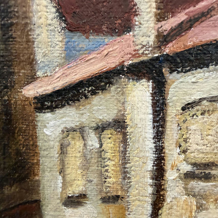 Expressive Scenery Oil Painting "Hillside Castle" Authentic Large Art Holland Art Shop