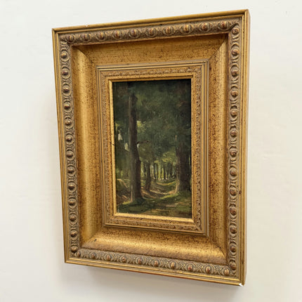 Traditional Landscape Oil Painting "Gilded Frame" Elegant Small Artwork Holland Art Shop