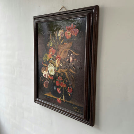 Rustic Still Life Oil Painting "Flower Vase" Classic Art Holland Art Shop