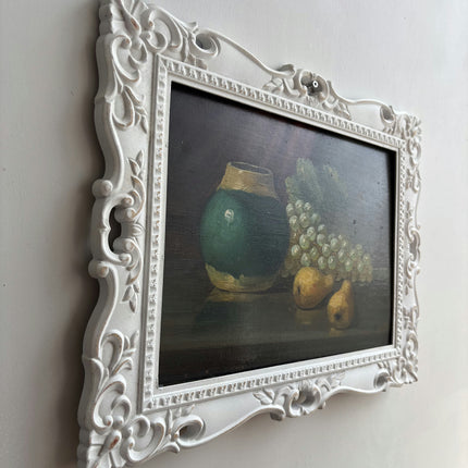 Rustic Still Life Oil Painting "Green Vase" Authentic Artwork Holland Art Shop