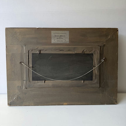 19th Century Antique Figurative Oil Painting "Gilded Frame" Art Holland Art Shop