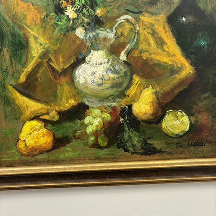 Refined Still Life Oil Painting "Silver Pitcher" Traditional Italian Artwork Holland Art Shop