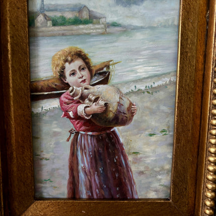 Expressive Portrait Oil Painting "Man HoldingFrame" Classic Artwork Holland Art Shop