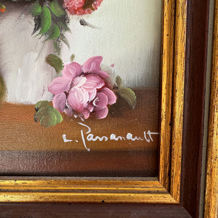 Elegant Floral Still Life Oil Painting "Vase Bouquet" Classic Small Artwork Holland Art Shop