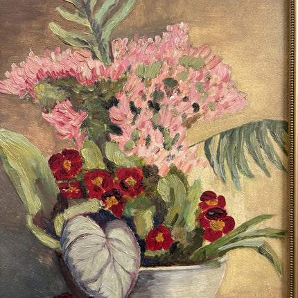Classic Floral Still Life Oil Painting "Flower Arrangement" Small Artwork Holland Art Shop