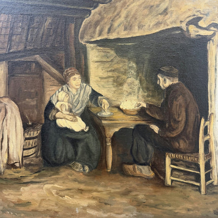 Detailed Oil Painting "Wooden Frame" Refined Large Artwork Holland Art Shop