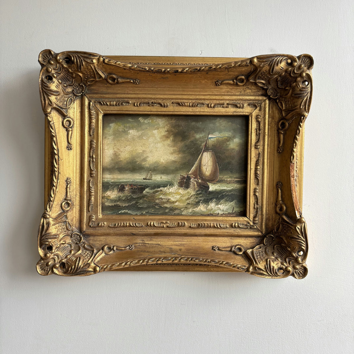 Elegant Seascape Oil Painting 