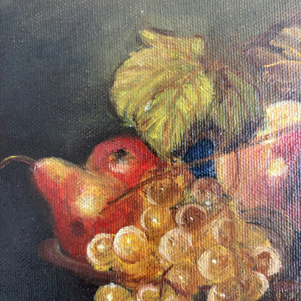 Authentic Still Life Oil Painting "Grape Bunch" Classic Artwork Holland Art Shop