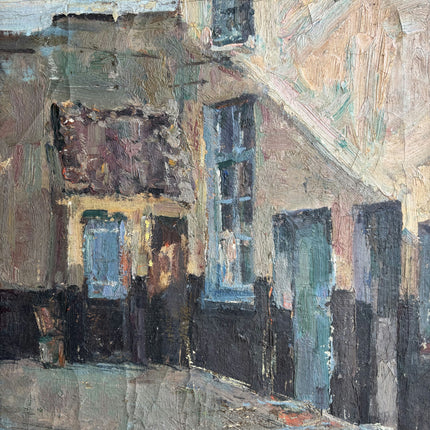 Authentic Cityscape Oil Painting "Framed Painting" Detailed Art Holland Art Shop