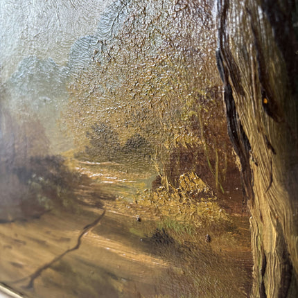 Classic Landscape Oil Painting "Autumn Trees" Original Large Art Holland Art Shop