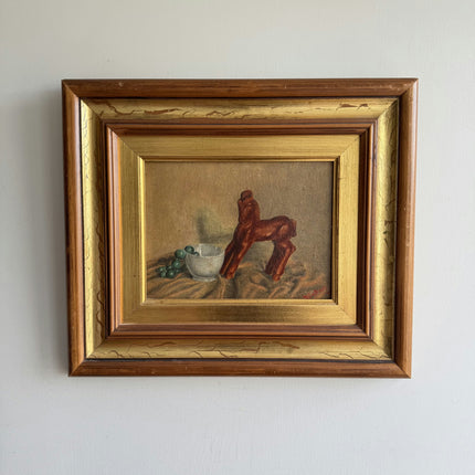 Detailed Still Life Oil Painting "Golden Frame" Elegant Artwork Holland Art Shop