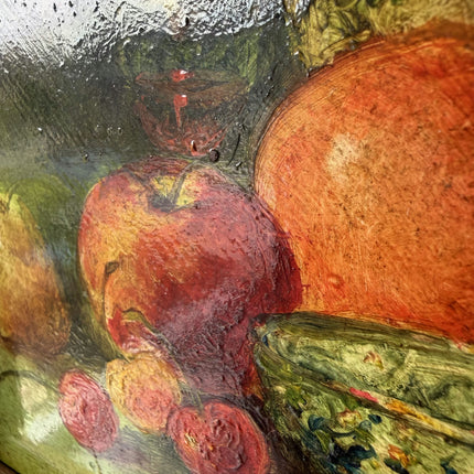 Rustic Still Life Oil Painting "Fruit Bowl" Refined Small Artwork Holland Art Shop