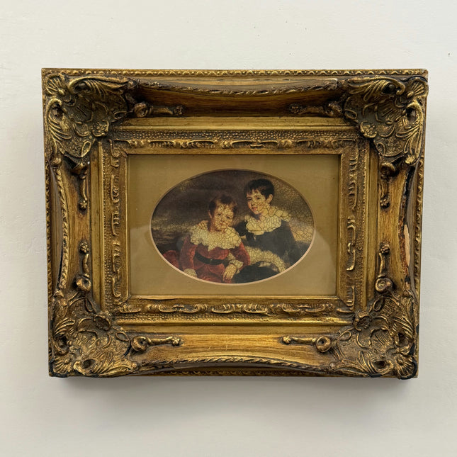 Timeless Portrait Oil Painting "Gilded Frame" Classic Small Art Holland Art Shop