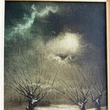 Original Landscape Oil Painting "Gnarled Trees" Timeless Small Artwork Holland Art Shop