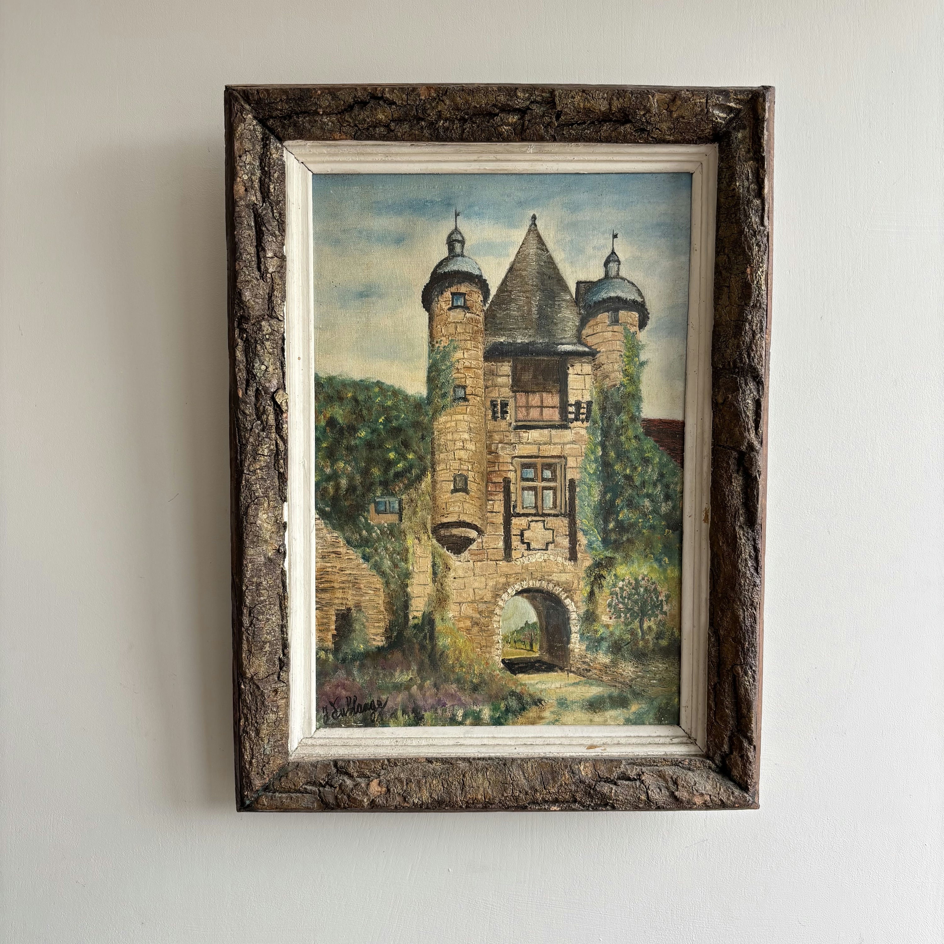Authentic Cityscape Oil Painting 