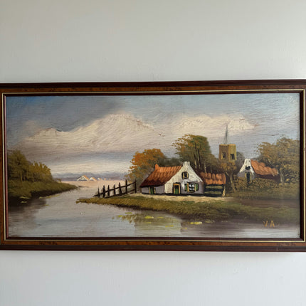 Rustic Landscape Oil Painting "Framed Painting" Refined Art Holland Art Shop