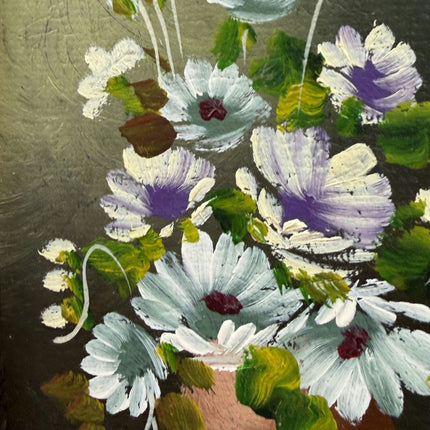 Timeless Floral Still Life Oil Painting "Flower Vase" Handcrafted Small Artwork Holland Art Shop
