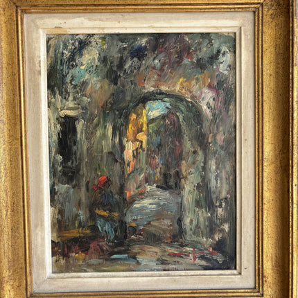Authentic Cityscape Oil Painting "Gilded Frame" Classic Art Holland Art Shop