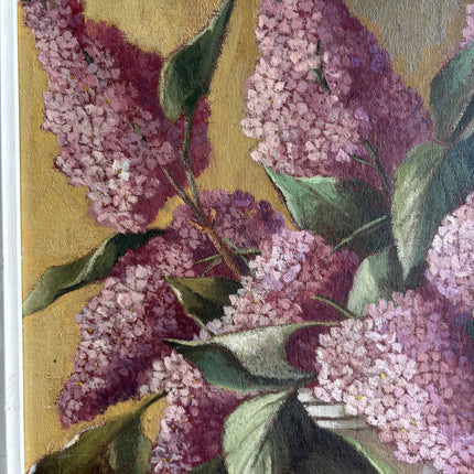 Detailed Floral Still Life Oil Painting "Lilac Vase" Timeless Artwork Holland Art Shop