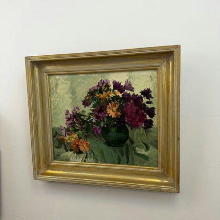 Rustic Floral Still Life Oil Painting "Flower Bouquet" Traditional Large Art Holland Art Shop
