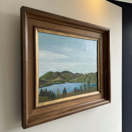 Elegant Landscape Oil Painting "Wooden Frame" Timeless Artwork Holland Art Shop