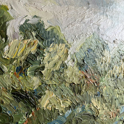 Detailed Landscape Oil Painting "Green Foliage" Expressive Artwork Holland Art Shop