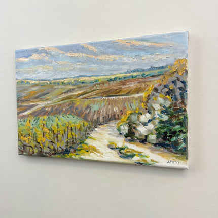 Expressive Landscape Oil Painting "Country Road" Elegant Artwork Holland Art Shop