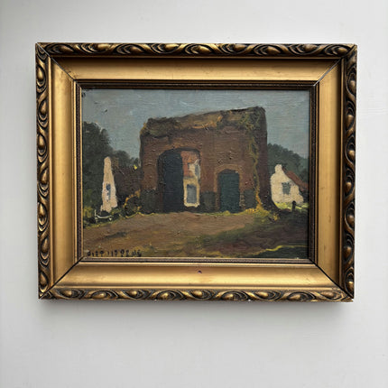 Classic Landscape Oil Painting "Ruined Arch" Expressive Art Holland Art Shop