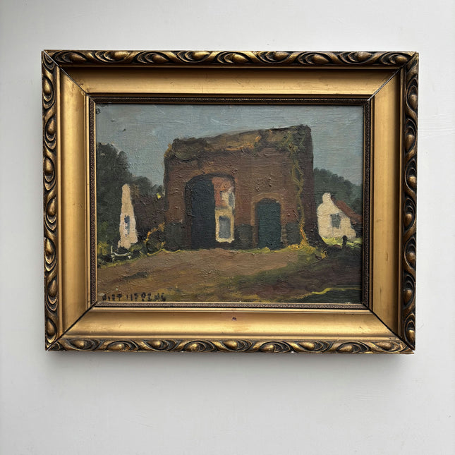 Classic Landscape Oil Painting "Ruined Arch" Expressive Art Holland Art Shop