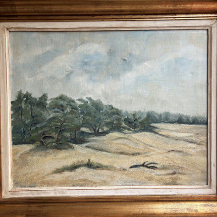 Rustic Landscape Oil Painting "Framed Landscape" Detailed Artwork Holland Art Shop