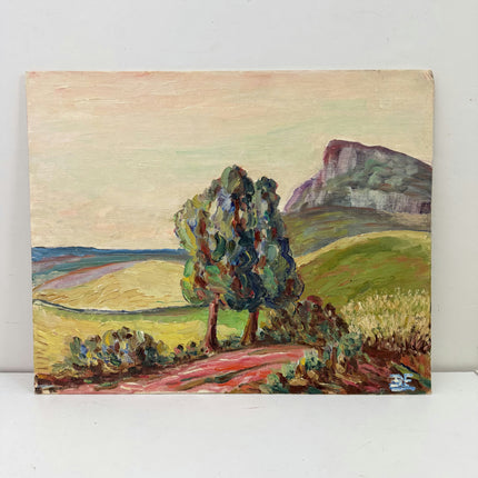Authentic Landscape Oil Painting "Clustered Trees" Expressive Artwork Holland Art Shop