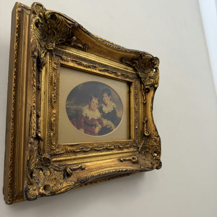 Timeless Portrait Oil Painting "Gilded Frame" Classic Small Art Holland Art Shop