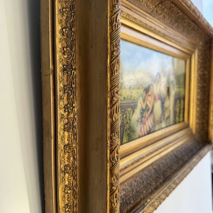 19th Century Antique Figurative Oil Painting "Gilded Frame" Art Holland Art Shop
