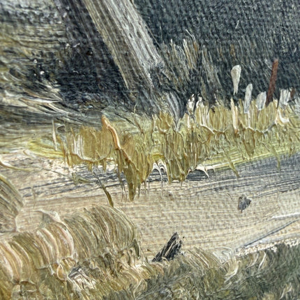 Traditional Landscape Oil Painting "River Trees" Original Artwork Holland Art Shop